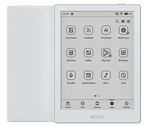eBookReader Onyx BOOX Go 6 hvid ebogslaeser forside og bagside